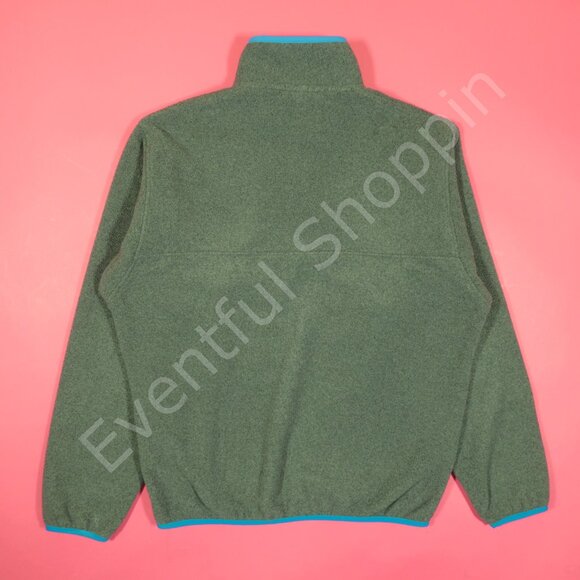 Patagonia Pullover Mens S Nickel Gray Epic Blue Snap T Lightweight Synchilla - Picture 3 of 7